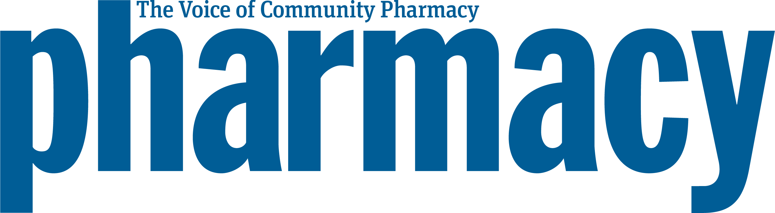 Pharmacy magazine logo footer
